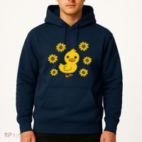 Cute Duck Summer Sunflower Kawaii Duck Hoodie thumb 2
