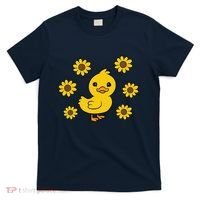 Cute Duck Summer Sunflower Kawaii Duck T-Shirt thumb 0