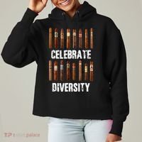 Celebrate Diversity Smoke Cigars Cigar Smoking Ladies Heavyweight Boxy Pullover Hoodie thumb 0