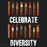 Celebrate Diversity Smoke Cigars Cigar Smoking Ladies Heavyweight Boxy Pullover Hoodie thumb 2