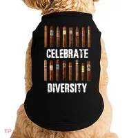 Celebrate Diversity Smoke Cigars Cigar Smoking Doggie Tank thumb 0