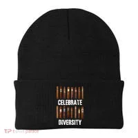 Celebrate Diversity Smoke Cigars Cigar Smoking Beanie thumb 0