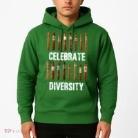 Celebrate Diversity Smoke Cigars Cigar Smoking Hoodie thumb 2