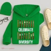Celebrate Diversity Smoke Cigars Cigar Smoking Hoodie thumb 4