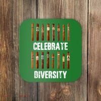Celebrate Diversity Smoke Cigars Cigar Smoking Coaster thumb 0