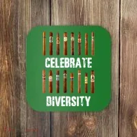 Celebrate Diversity Smoke Cigars Cigar Smoking Coaster thumb 0