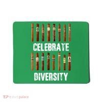 Celebrate Diversity Smoke Cigars Cigar Smoking Mousepad thumb 0