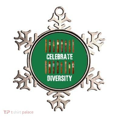 Celebrate Diversity Smoke Cigars Cigar Smoking Ornament