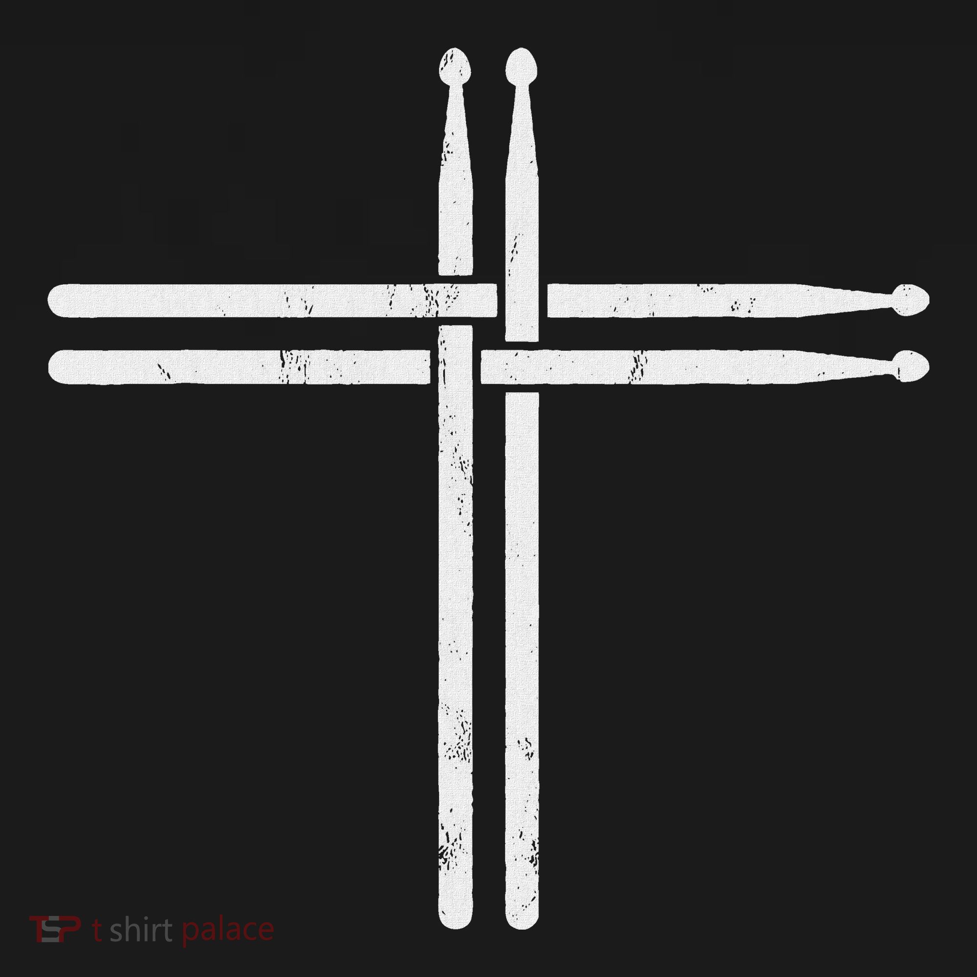 Christian Drum Stick Cross Funny Drummer Kids Hoodie