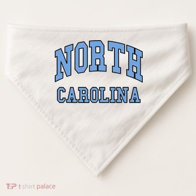 Carolina Design State Of Nc USA-Made Doggie Bandana