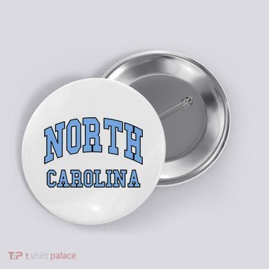Carolina Design State Of Nc Button