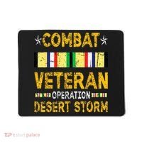 Combat Desert Storm Veteran Persian War Service Ribbon Mousepad thumb 0