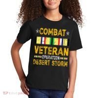 Combat Desert Storm Veteran Persian War Service Ribbon Kids T-Shirt thumb 2