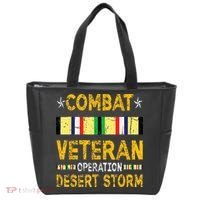 Combat Desert Storm Veteran Persian War Service Ribbon Tote Bag thumb 0