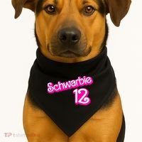 Cute Doll Schwarbie 12 USA-Made Doggie Bandana thumb 1