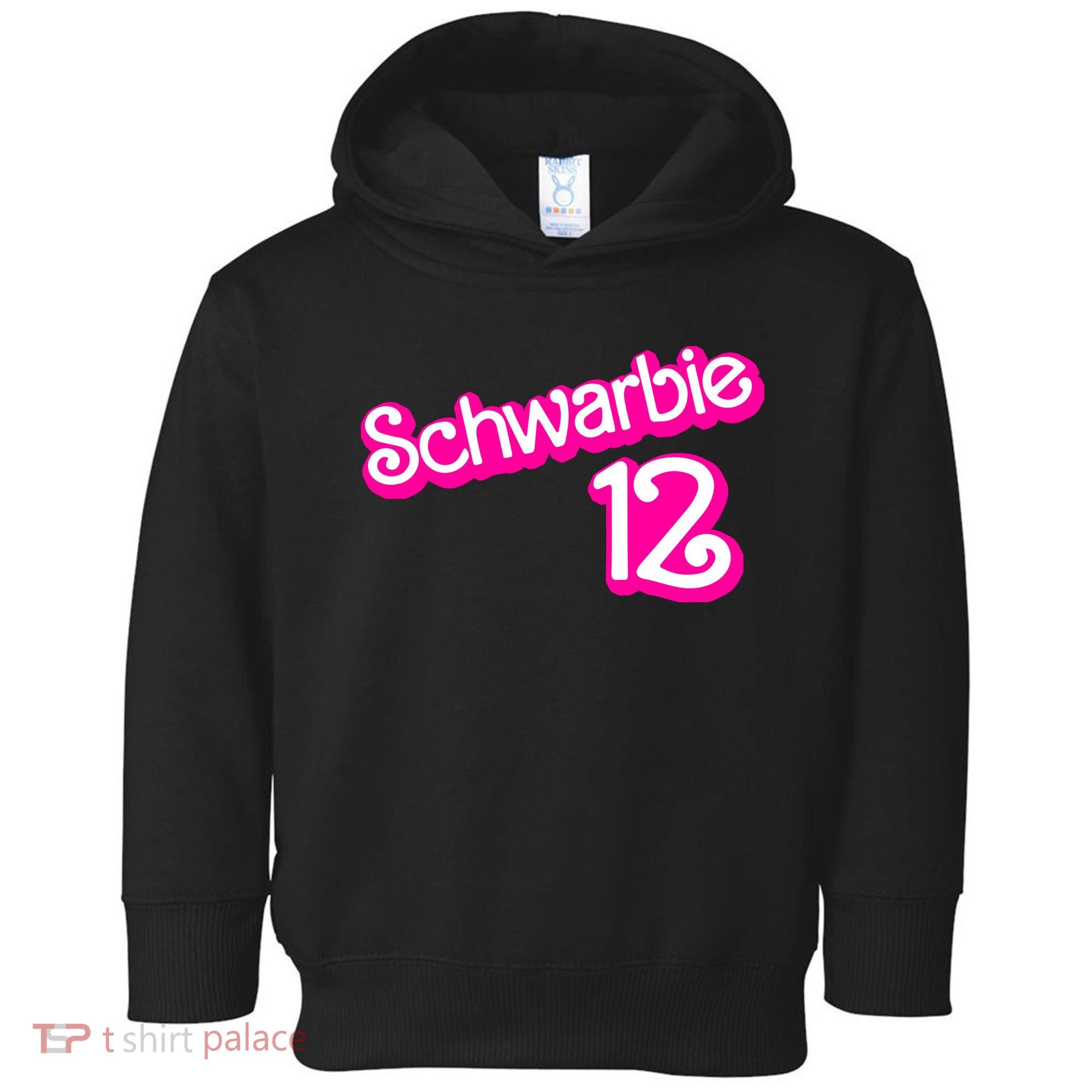 Cute Doll Schwarbie 12 Toddler Hoodie