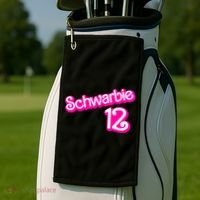 Cute Doll Schwarbie 12 Golf Towel thumb 2