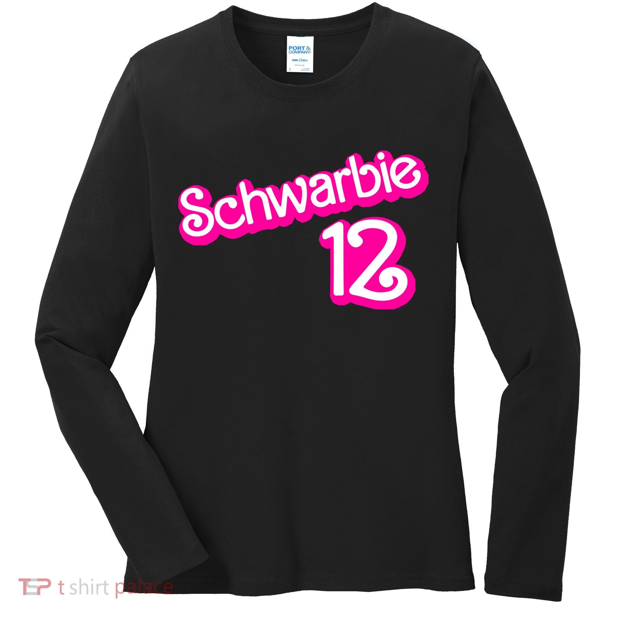 Cute Doll Schwarbie 12 Women's Long Sleeve Shirt