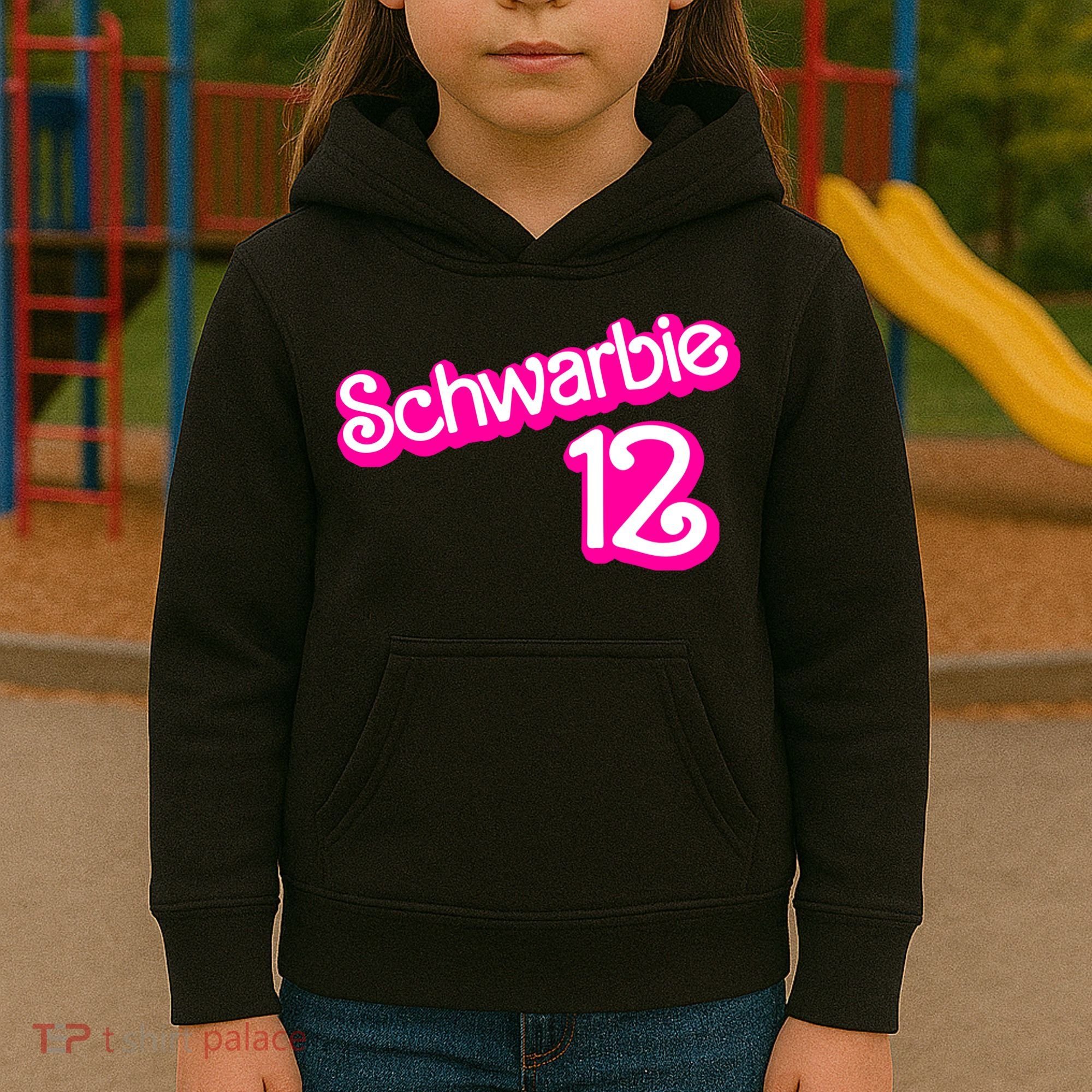 Cute Doll Schwarbie 12 Kids Hoodie