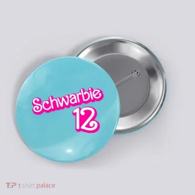 Cute Doll Schwarbie 12 Button