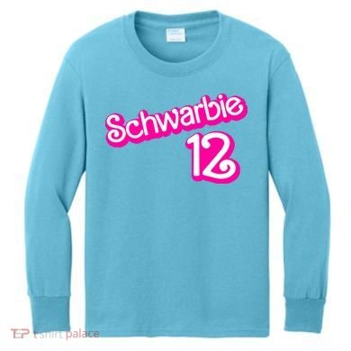 Cute Doll Schwarbie 12 Kids Long Sleeve Shirt