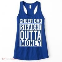 Cheer Dad Straight Outta Money Funny Cheer Coach Gift Women's Tank Top thumb 0