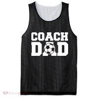 Coach Dad Soccer Dad Soccer Coach Mesh Reversible Basketball Jersey Tank thumb 0