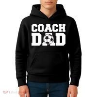 Coach Dad Soccer Dad Soccer Coach Kids Hoodie thumb 4