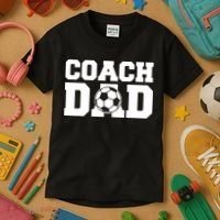 Coach Dad Soccer Dad Soccer Coach Kids T-Shirt thumb 3