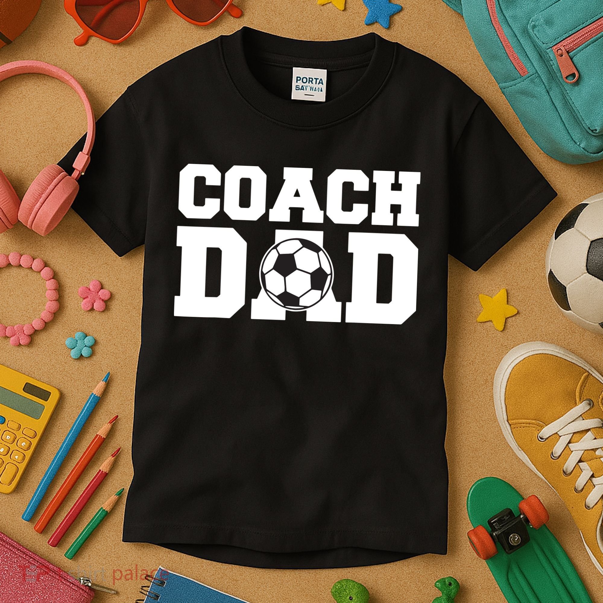 Coach Dad Soccer Dad Soccer Coach Kids T-Shirt