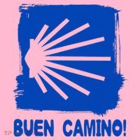Camino De Santiago De Compostela Pilgrim Way Of St. James Coaster thumb 2