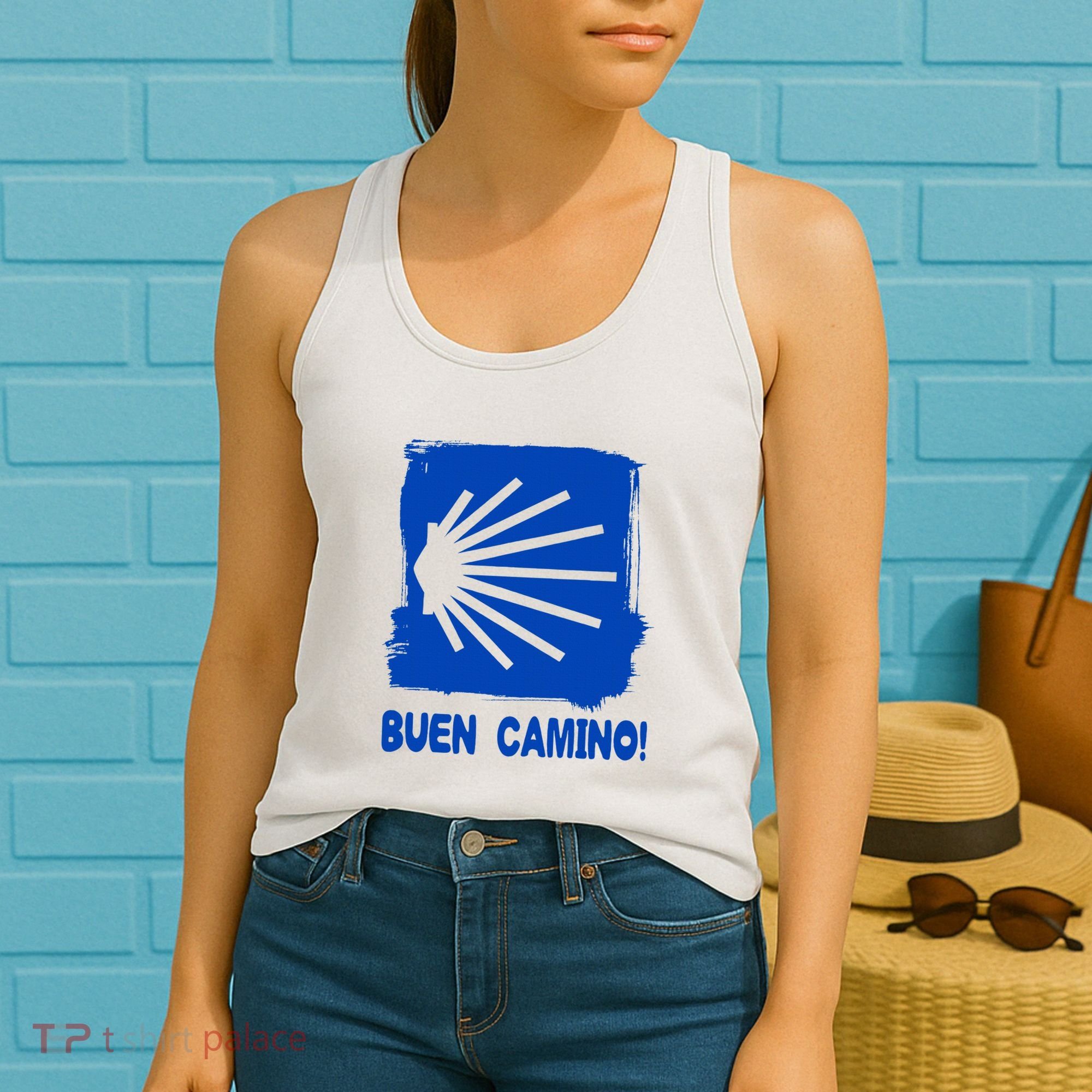 Camino De Santiago De Compostela Pilgrim Way Of St. James Women's Tank Top