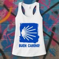 Camino De Santiago De Compostela Pilgrim Way Of St. James Women's Tank Top thumb 3