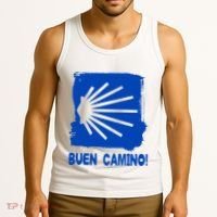 Camino De Santiago De Compostela Pilgrim Way Of St. James Tank Top thumb 3