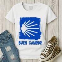 Camino De Santiago De Compostela Pilgrim Way Of St. James Women's T-Shirt thumb 3