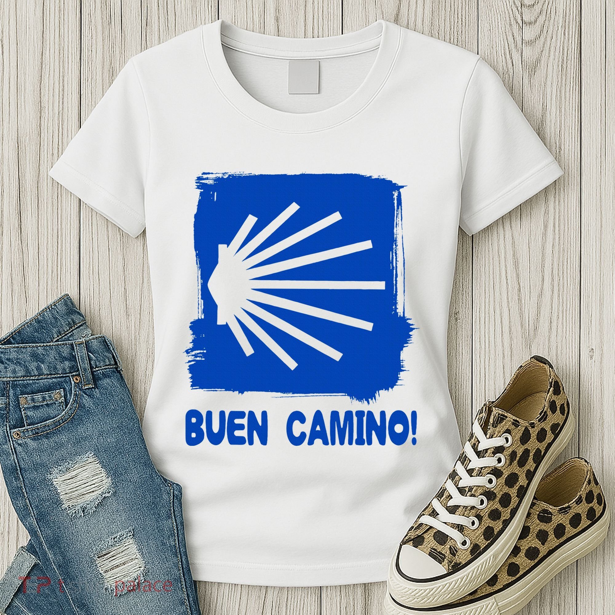 Camino De Santiago De Compostela Pilgrim Way Of St. James Women's T-Shirt