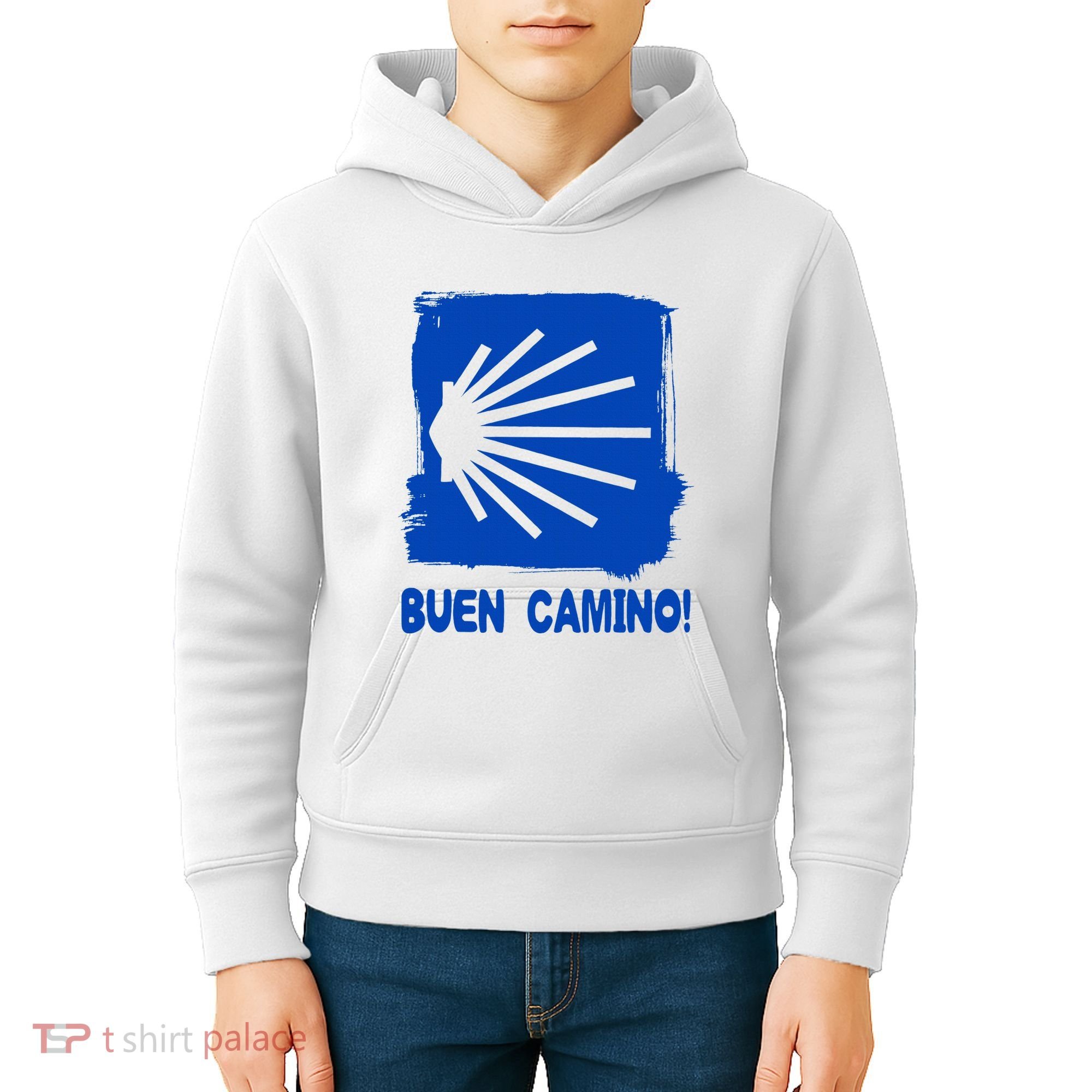 Camino De Santiago De Compostela Pilgrim Way Of St. James Kids Hoodie
