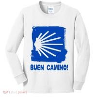 Camino De Santiago De Compostela Pilgrim Way Of St. James Kids Long Sleeve Shirt thumb 0