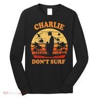 Charlie Dont Surf Military Vietnam War Surf Ops Long Sleeve Shirt thumb 0