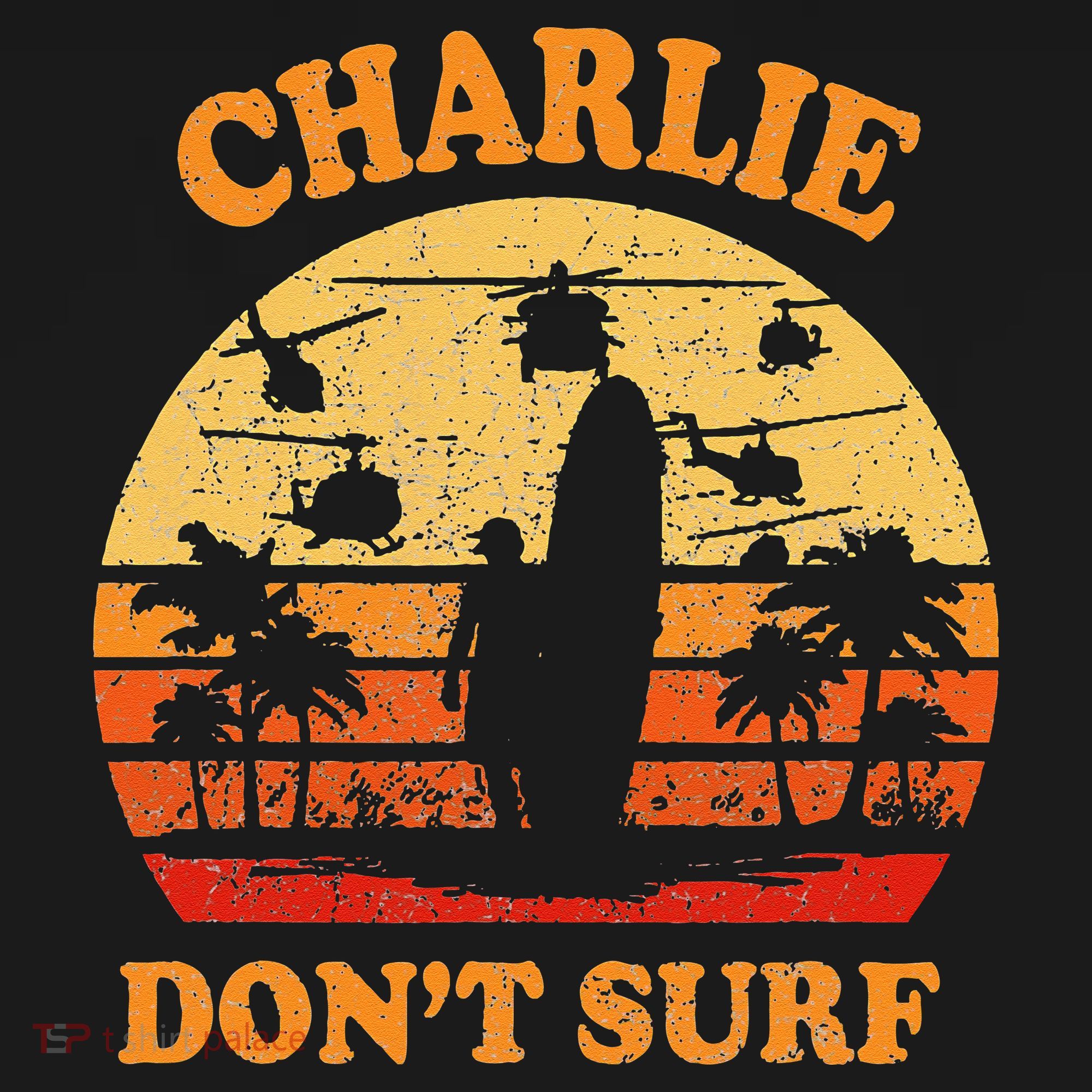 Charlie Dont Surf Military Vietnam War Surf Ops Apron