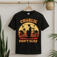 Charlie Dont Surf Military Vietnam War Surf Ops T-Shirt thumb 2