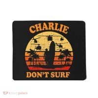 Charlie Dont Surf Military Vietnam War Surf Ops Mousepad thumb 0