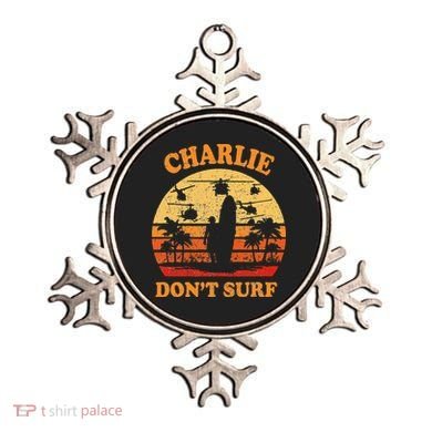 Charlie Dont Surf Military Vietnam War Surf Ops Ornament