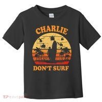 Charlie Dont Surf Military Vietnam War Surf Ops Toddler T-Shirt thumb 0