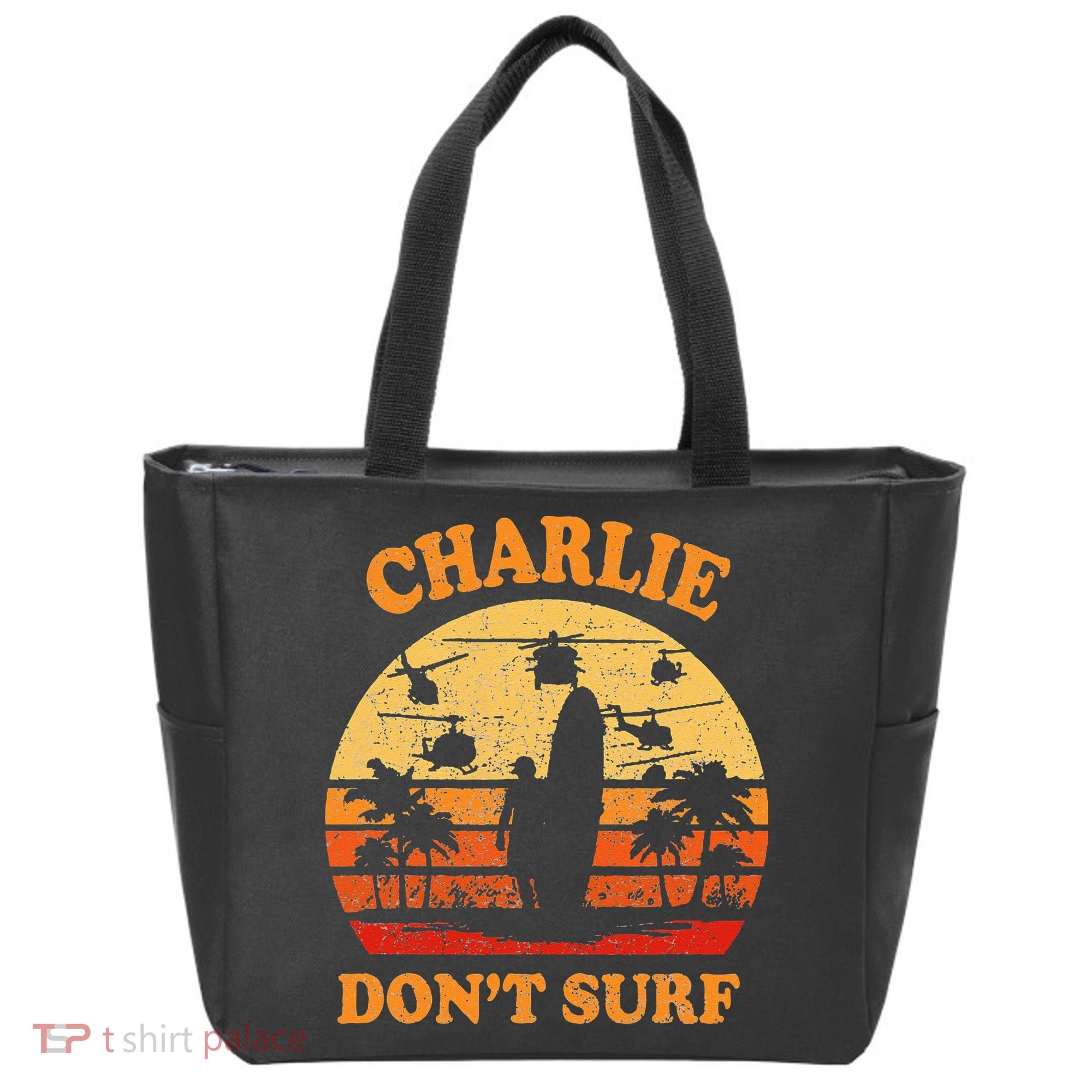 Charlie Dont Surf Military Vietnam War Surf Ops Tote Bag