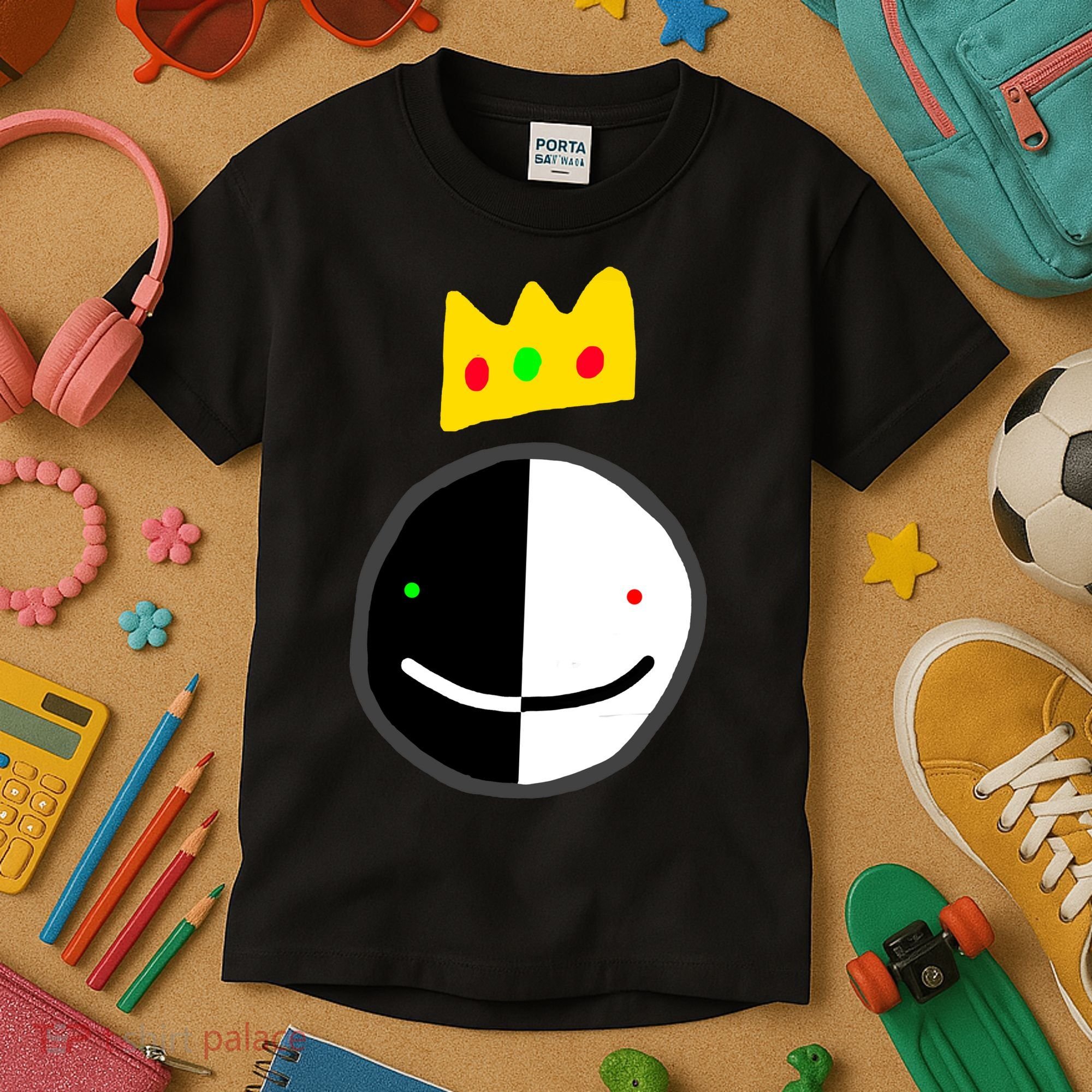 Crown Dream Smile SMP Team Kids T-Shirt