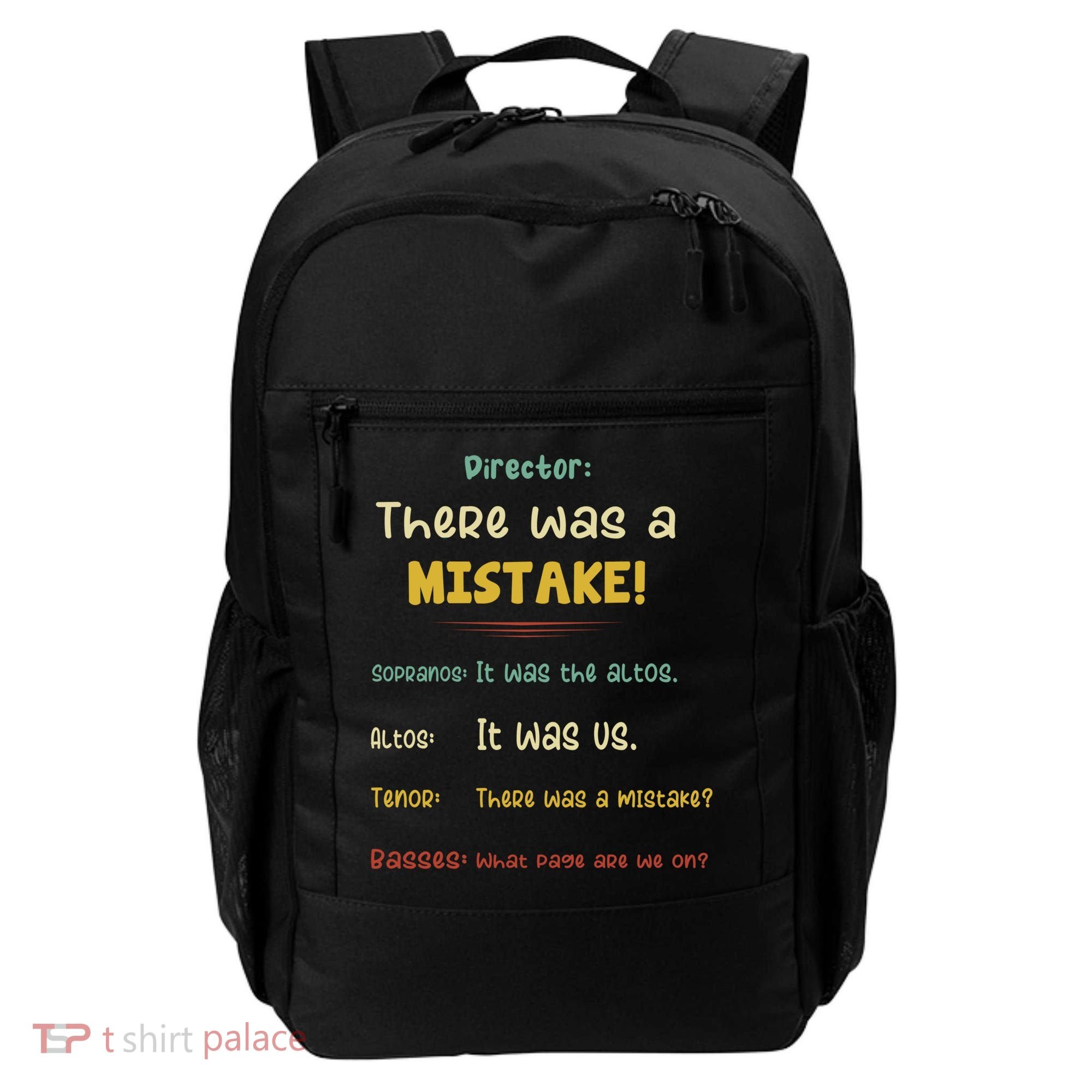 Choir Director Soprano Alto Tenor Bass Backpack