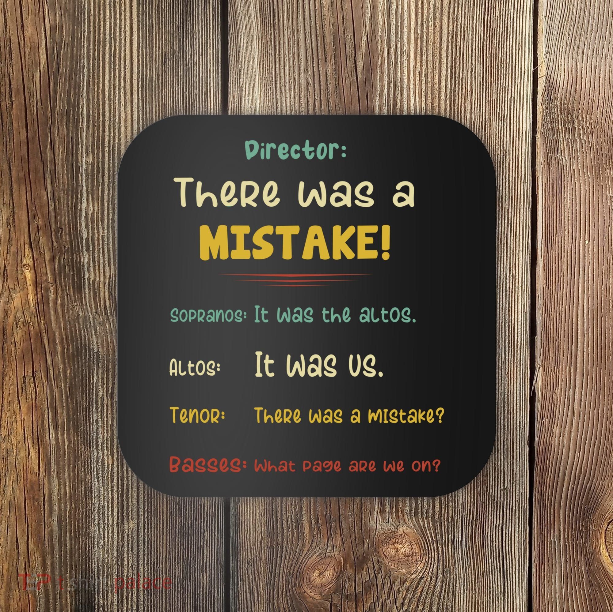 Choir Director Soprano Alto Tenor Bass Coaster