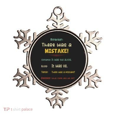 Choir Director Soprano Alto Tenor Bass Ornament