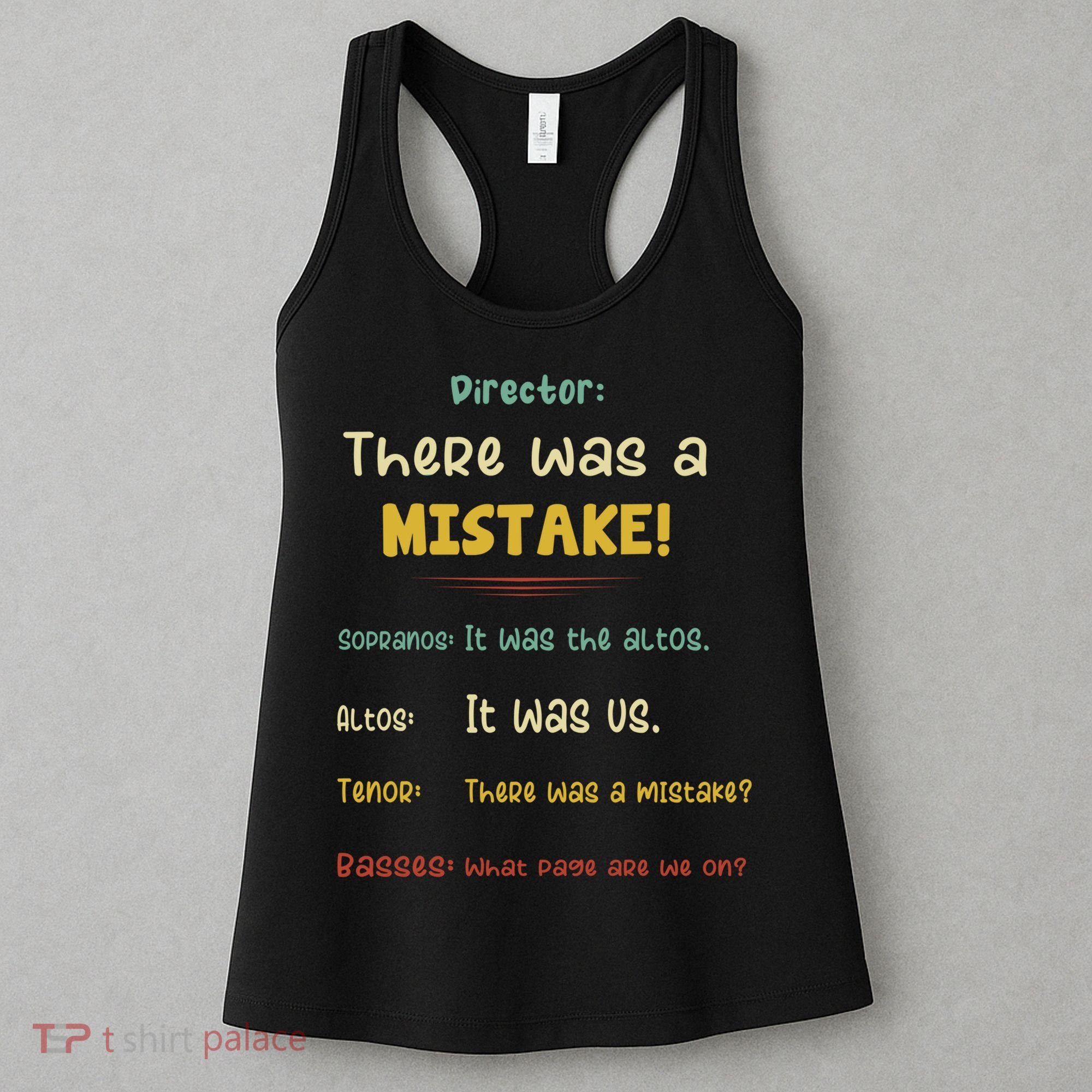 Choir Director Soprano Alto Tenor Bass Women's Tank Top